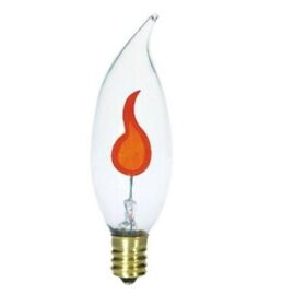 03756 Westinghouse Incandescent Flicker Flame Light Bulb 3 Watts 120 Volt