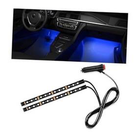 Wevdn Wevdn-3151ci Car Interior Led Strip Light 12v 24 Neon Cigarette Lighter Blue