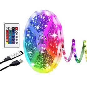 B09p4psszr Williw Ca Usb Led Strip Lights Diy Indoor Decoration Tv Backlight 24 Keys Remote 2m