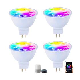Rgbmr16-us-888 Wixann Smart Mr16 Led Bulb Dimmable Color Changing 12v Gu5.3 Bi-pin Base ... Fast Ship