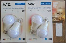 Wiz Connected 929002383344 60w A19 Led Smart Light Bulbs - Wi-fi E26 Bulb 4 Pack