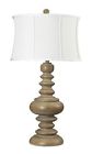 93-9244 Wood Lamp 130474 Table Reclaimed Bleached Id