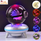 Wsjq00029 Sjqwzry Pokemon Elf Ninetales Pokeball Led Crystal Night Light Table