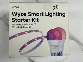 Wyze 810083472645 Smart Lighting Starter Kit A19 Color Light Bulbs 16ft Led Strip New
