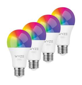 Wlpa19c-sz Wyze Lifestyle Bulb Color 1100lm Wi-fi A19 Smart 16 Million Colors And Tunabl... Fast Ship