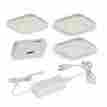 X0029 Vaxcel 3 5 Piece Low Profile Under Cabinet Puck Light Set