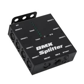 Zq14021 Xelletye 8-channel Wireless Dmx 512 Signal Amplifier Xlr Splitter 3-pin Output