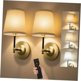 Fh-ws01-bg2 Xiamen Yuechuanghang Battery Operated Wall Sconce Set Of Two For Bedroom And Mirror Black Gold