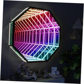 Xiaoying 700256056867 3d Infinity Mirror Lights Color Changing Led Lamp Octagon 70cm
