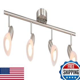 Xinbei Lighting B0869gvl1b Track Light Modern Fixed Rail Glass 4 Kitchen