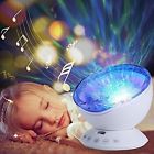 Xinda1103 Dinlly Ocean Wave Projector Touch Sensor Led Color Night Lights