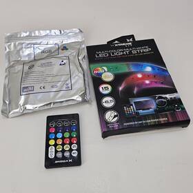 Xtreme 805106226008 Lit Multi-color Led Light Strip 6.5 Feet Peel And Stick New In Pack/box 2pc