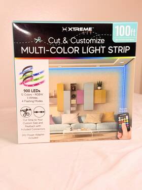 Xtreme Lit Xo-57-1007-mcw 100ft Rgbw Led Light Strip Kit 900 Leds Remote Dimmable