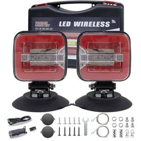 Wl5023n Xuanze Wireless Trailer Lights And Towing Kit - Led Brake/turn/reverse/runing With