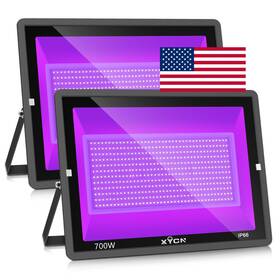 B0flpmnlvy Xycn 2 Pack 700w Led Black Lights 395nm To 410nm Flood Blacklight Light