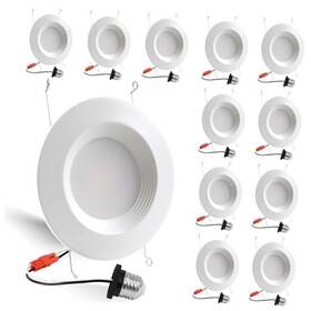 Yankon 712004214207 Energetic 5/6 Inch Led Recessed Lighting 1000lm 4000k Cool White
