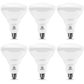 Br40 Yankon 822985528917 Energetic Led Light Bulbs Indoor 6 Count Pack Of 1 2700k Soft White