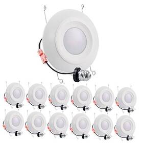 Yankon 822985542685 5/6 Inch Led Disk Light 800lm Surface Flush Mount Ceiling 9.5w