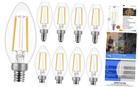 Yga16a00 Yankon Led B10 Candelabra Light Bulbs 60w Equivalent Soft White 2700k 500 Lumen