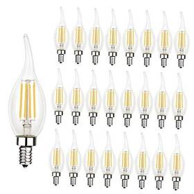 Yga16c08-d5 Yankon Energetic 24 Pack Dimmable Candelabra Led Light Ca10 24pk Soft White 2700k