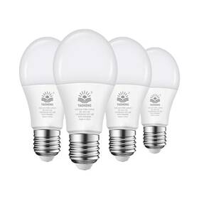 Yaoheng 709347617673 A19 Led Light Bulb 75 Watt Equivalent 11w 4 Count Pack Of 1 2700k Warm White