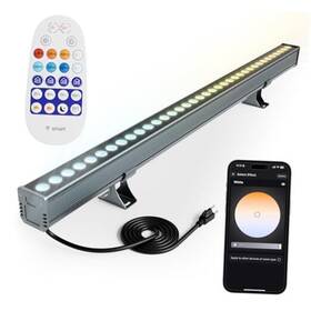 Yasoek W-36 2 Smart Wall Washer Lights Adjustable Color Temperature 2700k-6500k 72w 9600lm