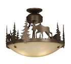 Cf55618bbz Yellowstone 78810 Semi-flush . 16.5 Indoor Id Bronze Burnished