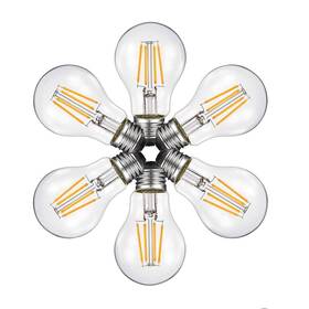 Yfxrlight 614253824445 Dimmable Led Edison Bulb A19 4w Vintage Filament Light 40w Incandescen