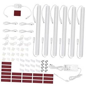 Ll-008-w30k6 Yi Zui Lai Fu Dianzi Keji Dongguan Youxian Gongsi Under Cabinet Led Lighting Kit Super Bright 6 White Cable-warm 3000k