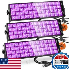 Yiayetog B0c285nvpj 120w Led Black Light Bar 10ft Cord Switch Aluminum Shell Ip66