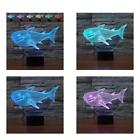 Yklgt510 Lamps Lighting Shark Optical Illusion Led Night Lights Color Changing