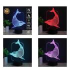 Ykllgt4501 Night Lights Optical Illusion Lamp Colour Changing Dolphin For Kids
