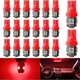 65293 Ym E-bright T10－ 5050－ 5smd Everbright T10 194 Led Bulb 5050 168 W5w 2825 For Car Interior