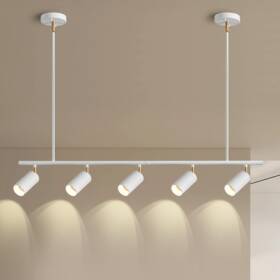 Yongming Cl B0bwjm49df 5-light Led Track Lighting Kit White Light Flexibly Rotatable