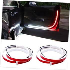 Ysy Ysy-cdwl-48in Car Door Led Warning Light 2 Pcs 48 Inch Flexible Dual Color 1.2m/48