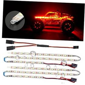 Yuying 033985744126 Waterproof Led Light Strips For Rc Cars Trucks Airplanes Boats Drones Fixed Red