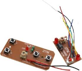 Yxinjy 725829374902 27mhz Four-way Remote Control Board Two-way Rc Transmitter And Receiver Car