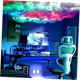 Yyzc-0002 Yyzc 705735709661 Upgraded 3d Thundercloud Led Light Cloud Music Sync Multicolor 19.8 Ft