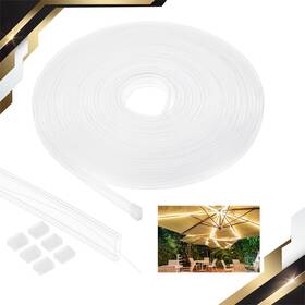 Zaplyte 669739770488 Silicone Tube Sleeve 33 Ft/10meter 10mm For Strip Light