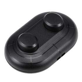 Zaplyte 679134805937 Inline Foot Pedal Push Lamp Switch 2 Buttons Control Latching On-off Black