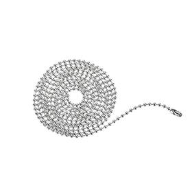 Zaplyte 680811551016 Pull Chain Extension 3.28ft Stainless Steel 2mm Beaded For Light Fan