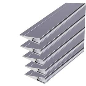 Zhaoligh 767392830706 5pack/3.3ft Ultra-thin Led Aluminum Profile 45 Oblique Lighting 1m Gray