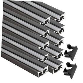 Lta1233 Zhaoligh Ran 3.3ft/1m Led Recessed Aluminum Profiles 10 Packs Yw Shape 45 Oblique Beam