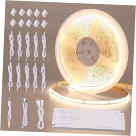 Zhong Yi 750405806072 12v Cob Led Under Cabinet Strip Lighting Kit 32.8ft 4000k Natural White