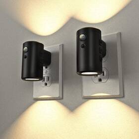 Zidoxing 760173219929 Led Wall Mounted Night Light 2-piece Red Blue Purple Green Orange White