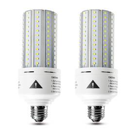 500w Zp 770264407685 2 Pack Led Light Bulb Equivalent 7500 Lumen 5000k E26/e27 Medium Base