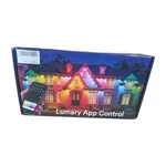Lumary Permanent Outdoor Lights 49.2FT 15M Rgb App Control Smart Eaves Led Kit. Fixed Price $71.99.