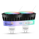 Gardencoin MR16 Led Color Changing, Rgbcw Smart GU5.3 Bulbs Dimmable,. Fixed Price $88.49.