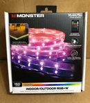 Monster 16.4FT Outdoor Led Light Strip With Remote White Multicolor IPX4 Rgb **. Fixed Price $19.99.