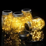 Solar-powered Outdoor Glass Mason Jar Hanging Lanterns With Led Lights. Fixed Price $59.99.